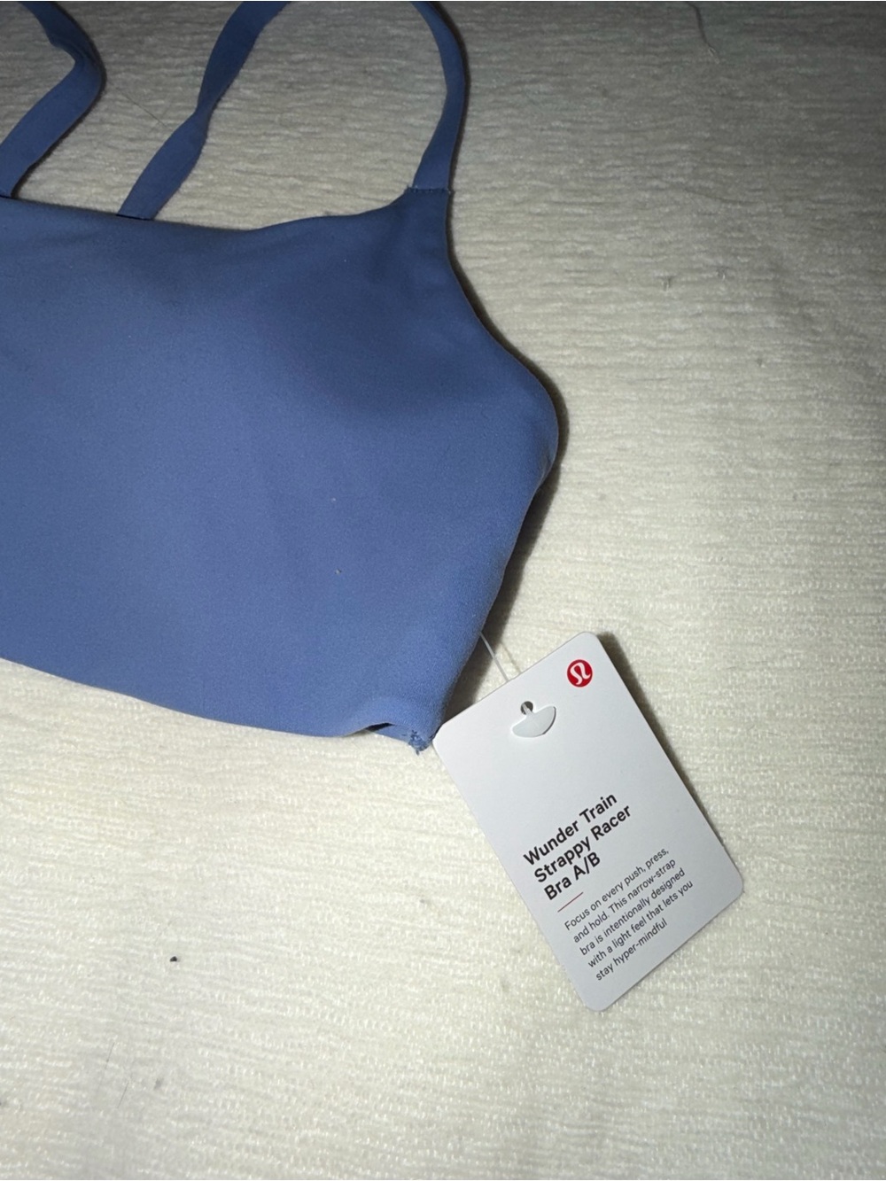 NWT lululemon Wunder Train Strappy Racer Bra
*Light Support, A/B Cup - Picture 2 of 4